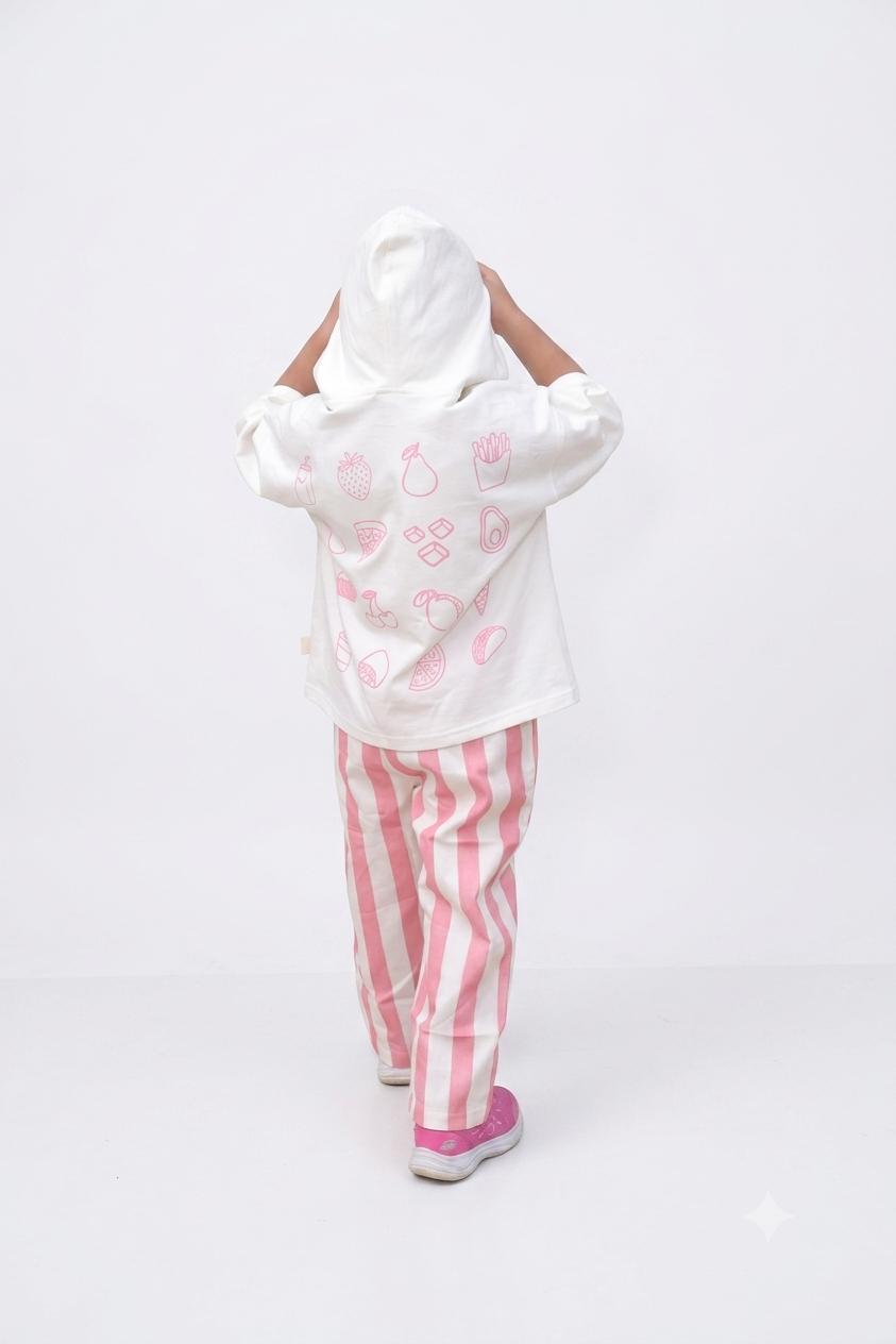 Little Treats Hooded Tee - Pink