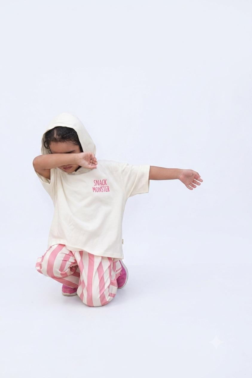 Little Treats Hooded Tee - Pink