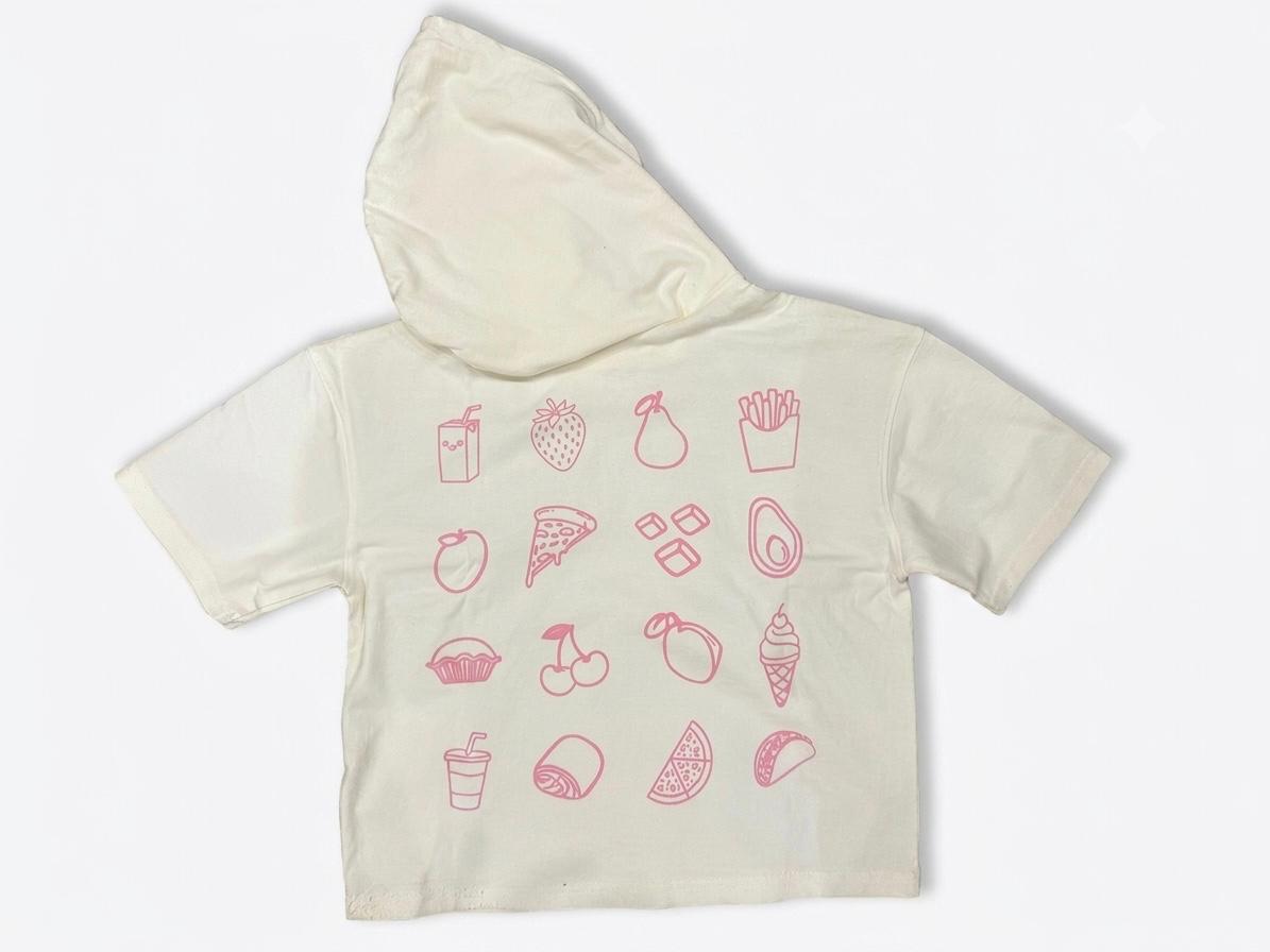 Little Treats Hooded Tee - Pink